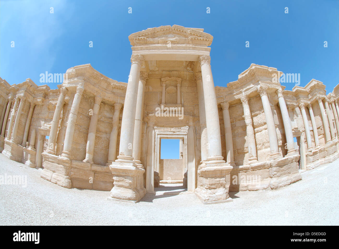 The ruins of the ancient city of Palmyra, Syria Stock Photo - Alamy