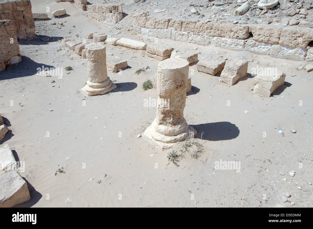 The ruins of the ancient city of Palmyra, Syria Stock Photo