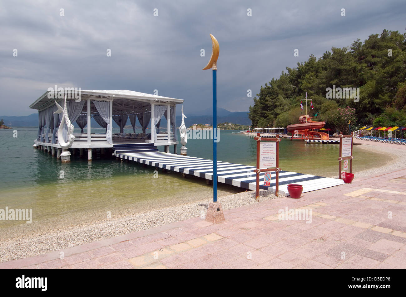 hotel MARITIM GRAND AZUR, Fethiye, Muğla Province, Turkey Stock Photo