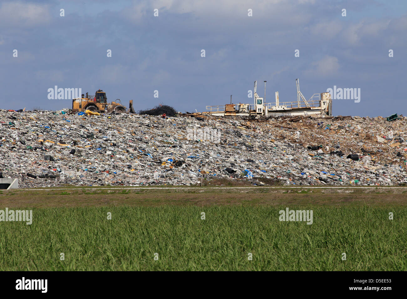 a solid waste garbage landfill in Florida in the USA Stock Photo Alamy