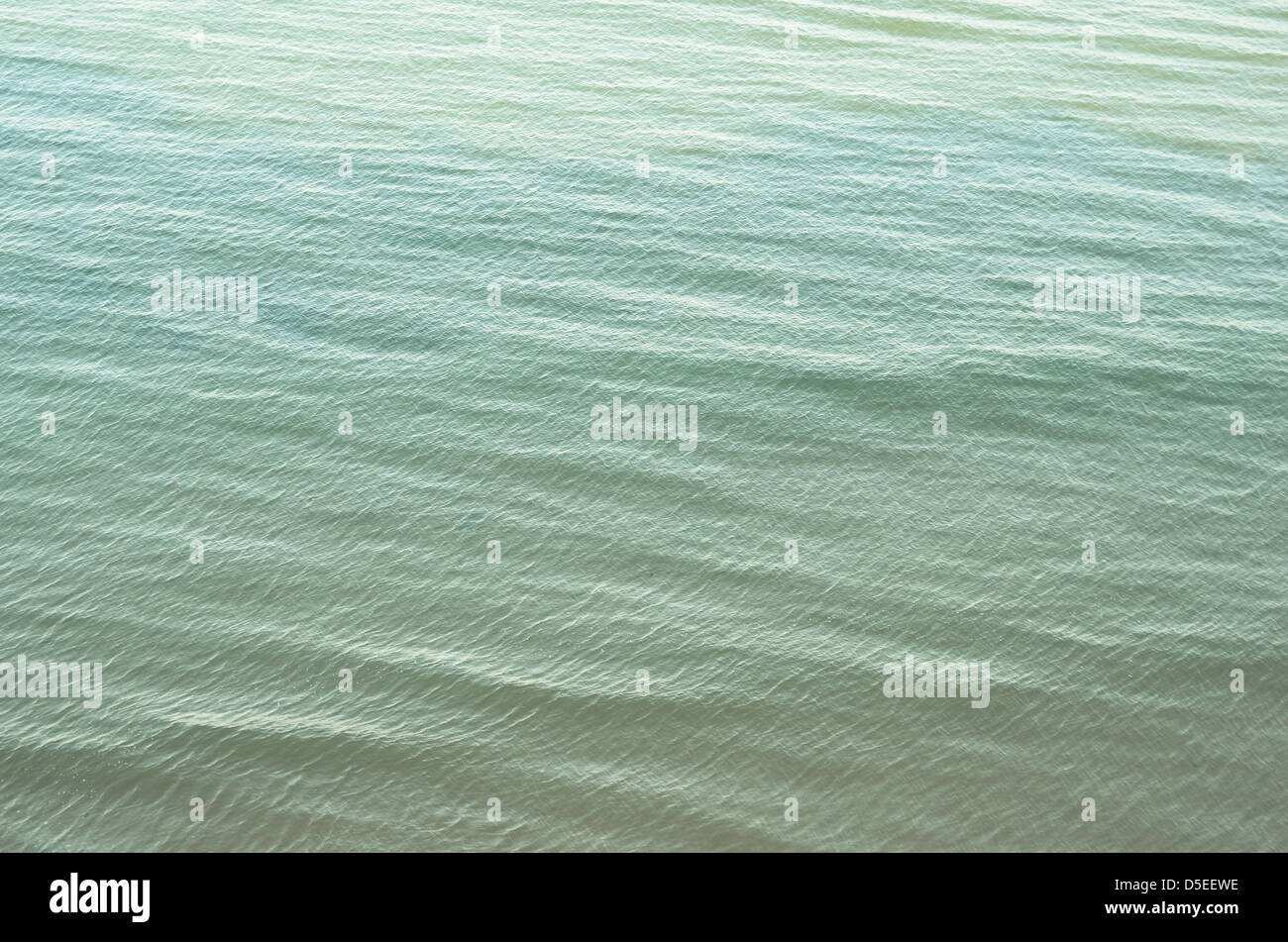 A landscape photograph showing a calm sea. Stock Photo