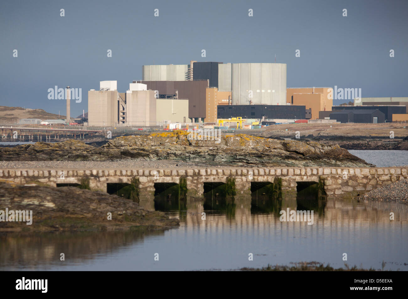 Wylfa Nuclear Power Station Near Cemaes Anglesey North Wales UK Stock ...