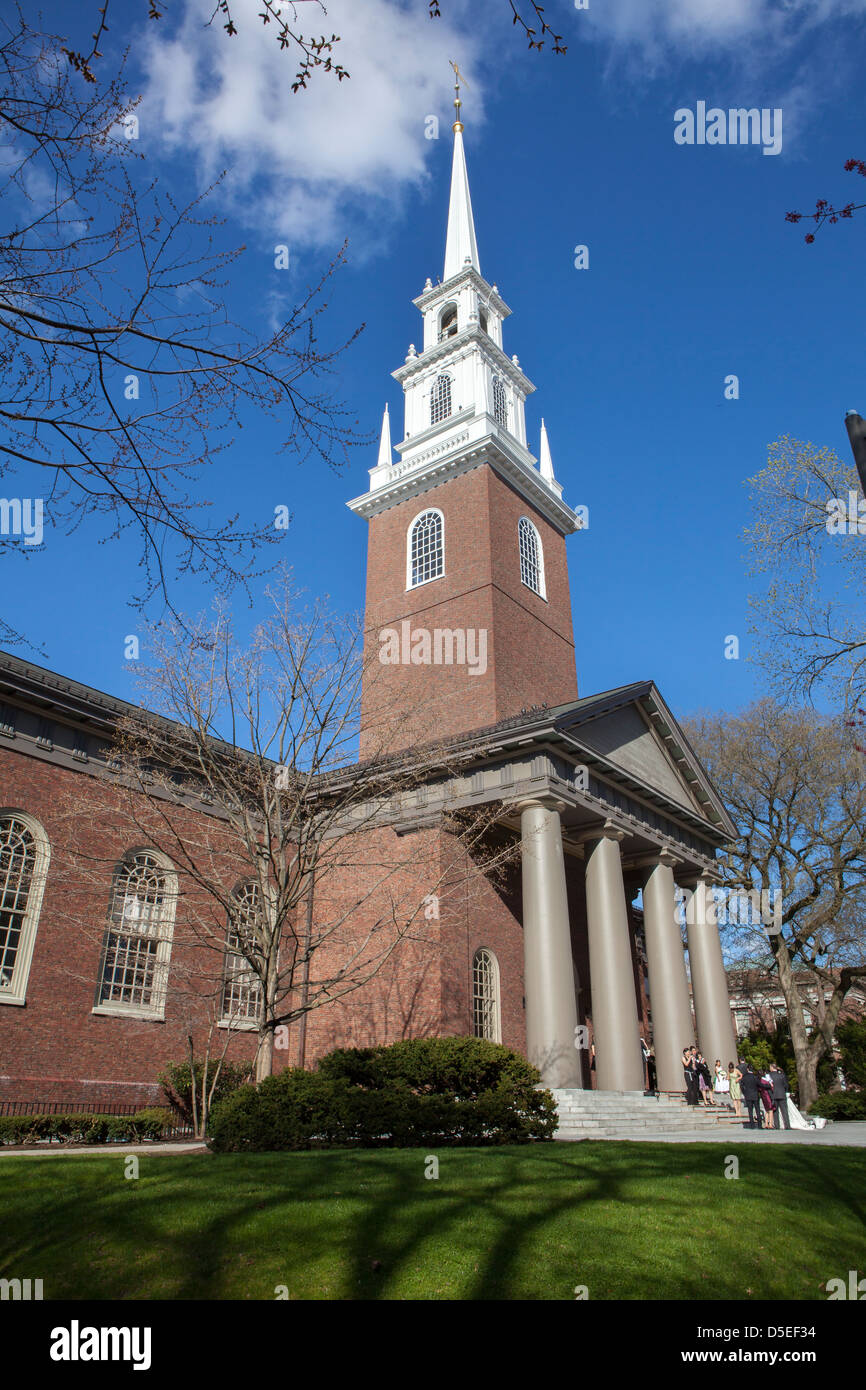 Memorial Church At Tercentenary Theatre, Harvard University, Cambridge ...