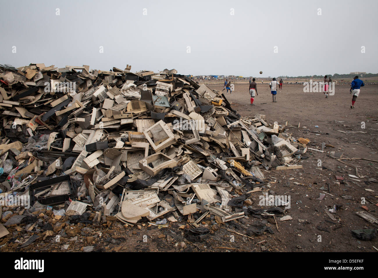 Electronic waste in Agbogbloshie dump, Accra, Ghana Stock Photo Alamy