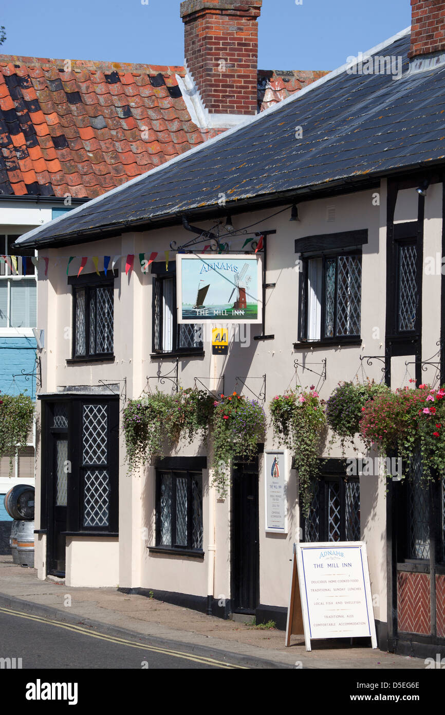 The Mill Inn Adnams Public House Aldeburgh Stock Photo