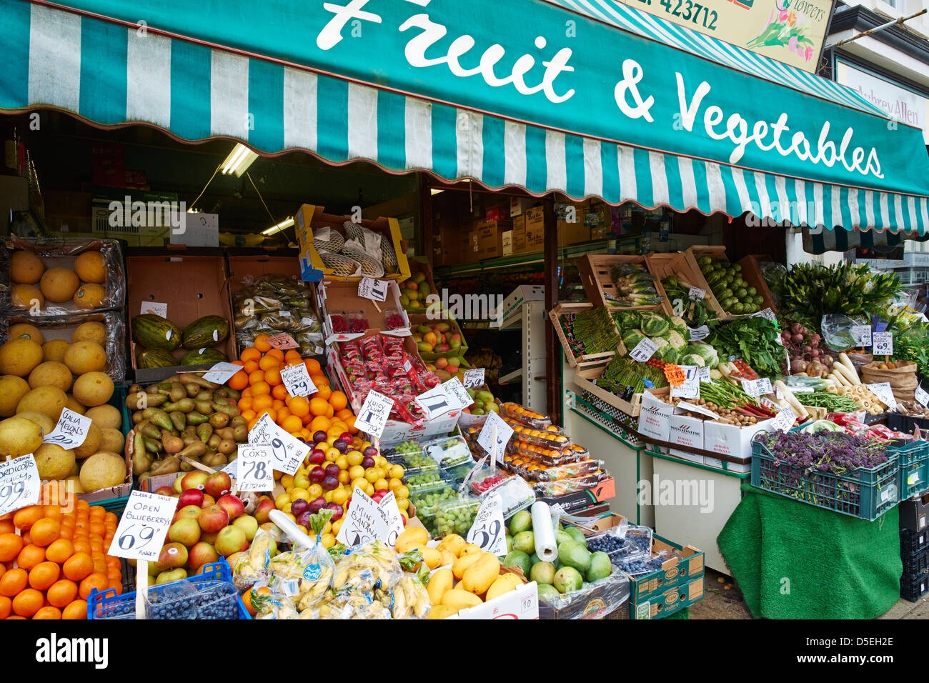 Traditional Fruit and Vegetables shop Warwick Street Leamington Spa