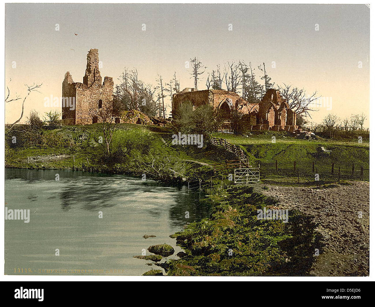 [Lincluden Abbey, Dumfries, Scotland] (LOC Stock Photo Alamy