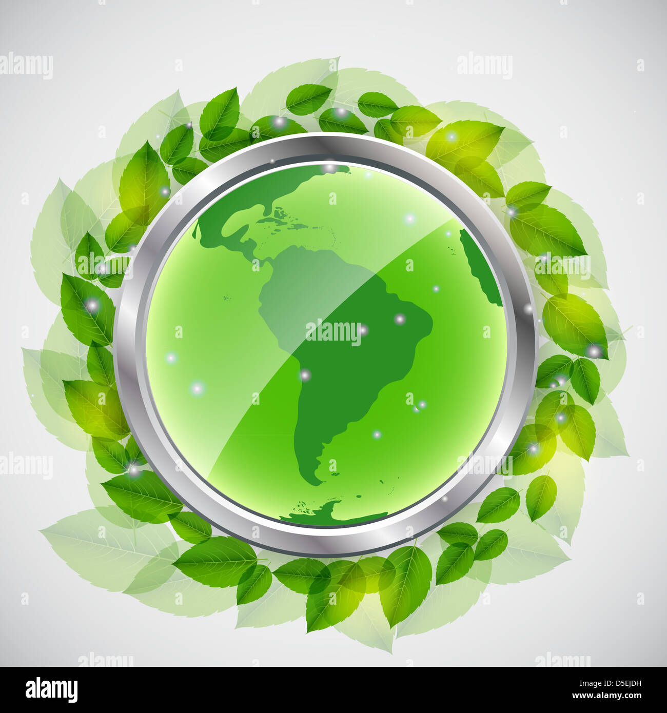 green earth concept. Vector iilustration Stock Photo - Alamy