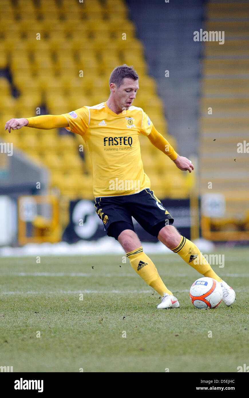 Livingston, Scotland, UK. Saturday 30th March 2013. Burton O'Brien