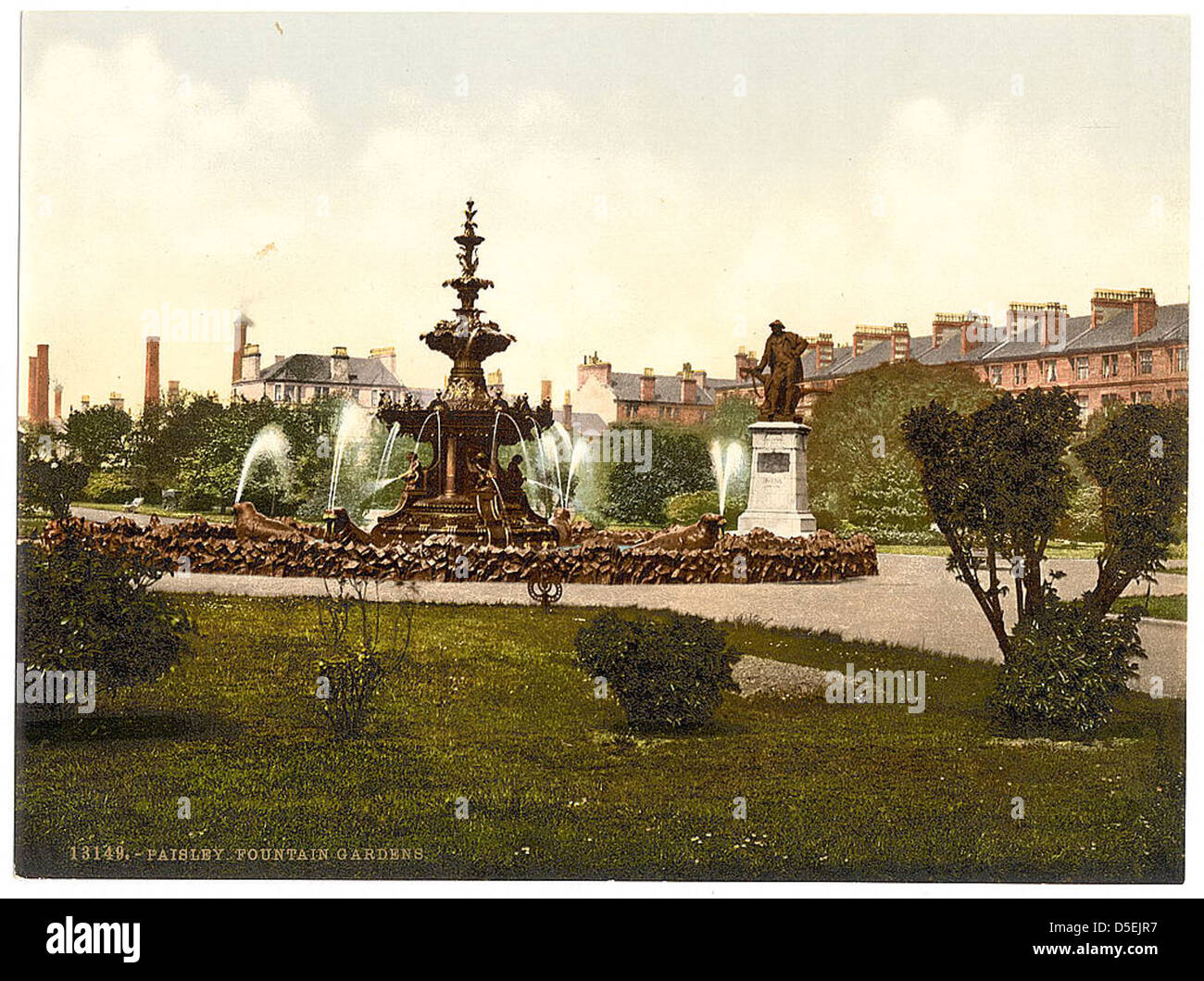 [Fountain Gardens, Paisley, Scotland] (LOC Stock Photo Alamy