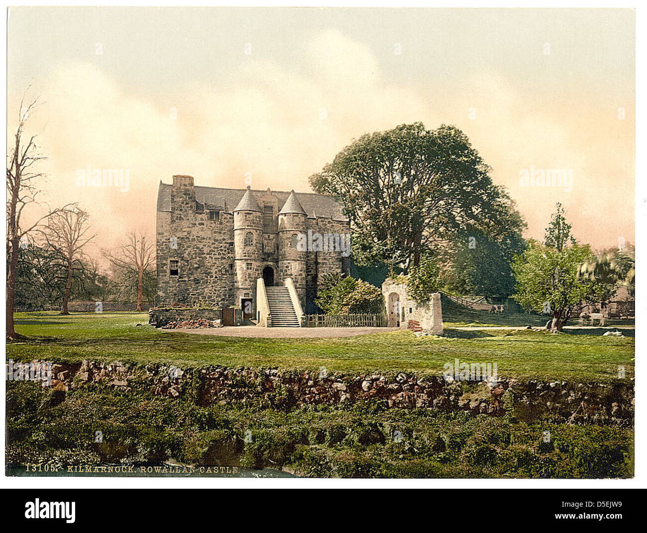 [Rowallan Castle, Kilmarnock, Scotland] (LOC Stock Photo Alamy