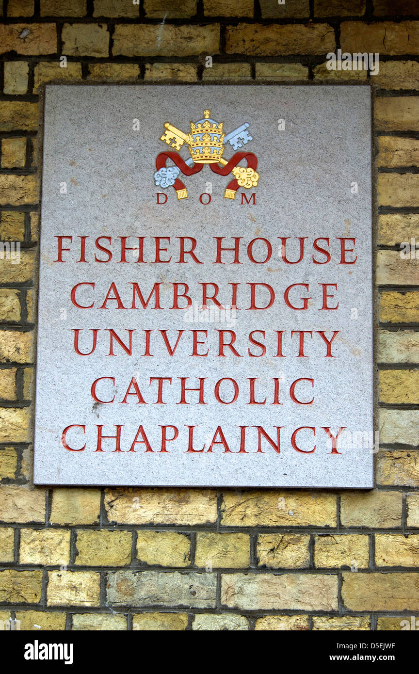 Fisher House Cambridge University Catholic Chaplaincy Stock Photo Alamy