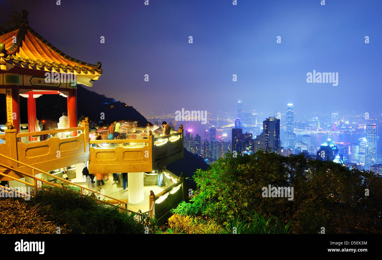 Lion Pavilion in Hong Kong, China Stock Photo
