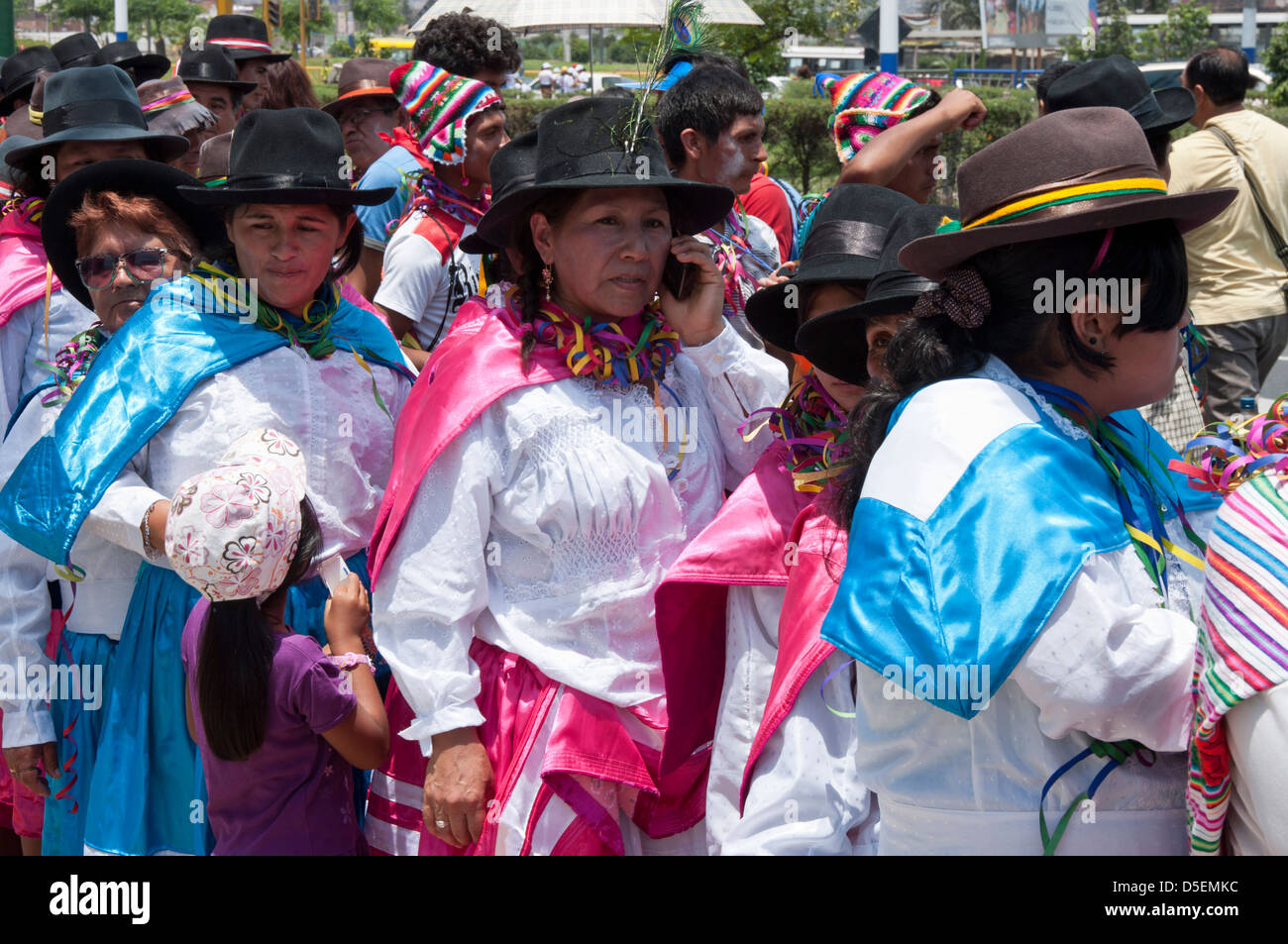 Ayacucho Carnival Celebrations In Lima. Peru Stock Photo - Alamy