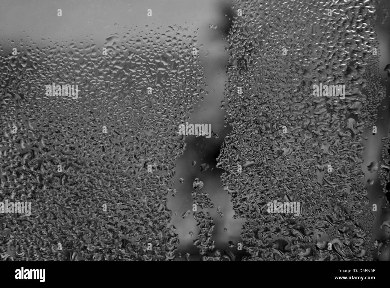 Raindrops on a window Stock Photo