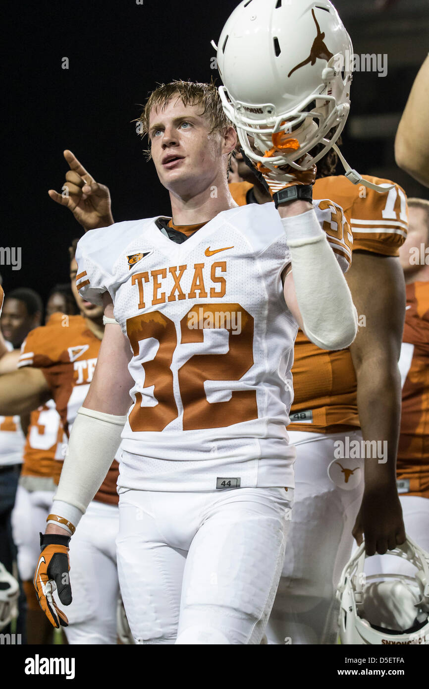 Austin, Texas, USA. 30th March, 2013. Texas Longhorns safety Devin Huffines  (32) after the 2013 Texas Football Orange-White Scrimmage at the Darrell K  Royal-Texas Memorial Stadium Stock Photo - Alamy