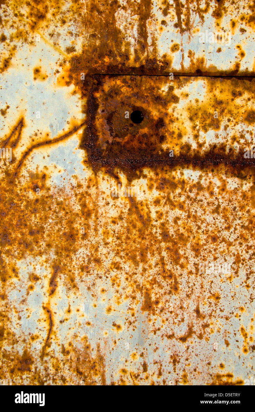 rusty painted old metal background and texture Stock Photo - Alamy