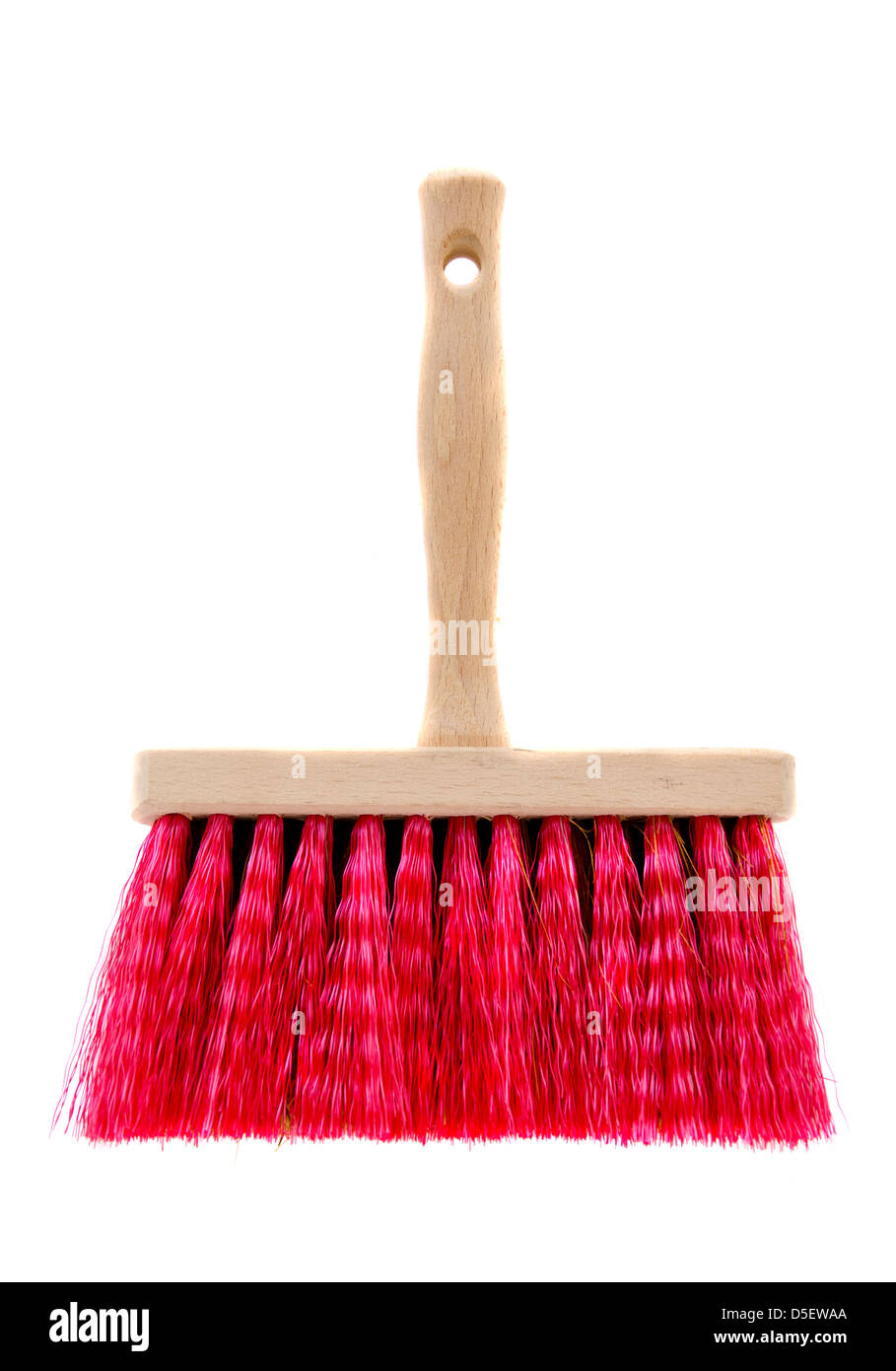 new beautiful brush broom isolated on white Stock Photo Alamy