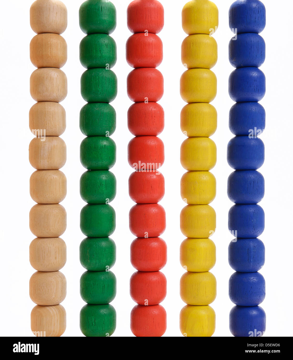 Abacus beads Stock Photo