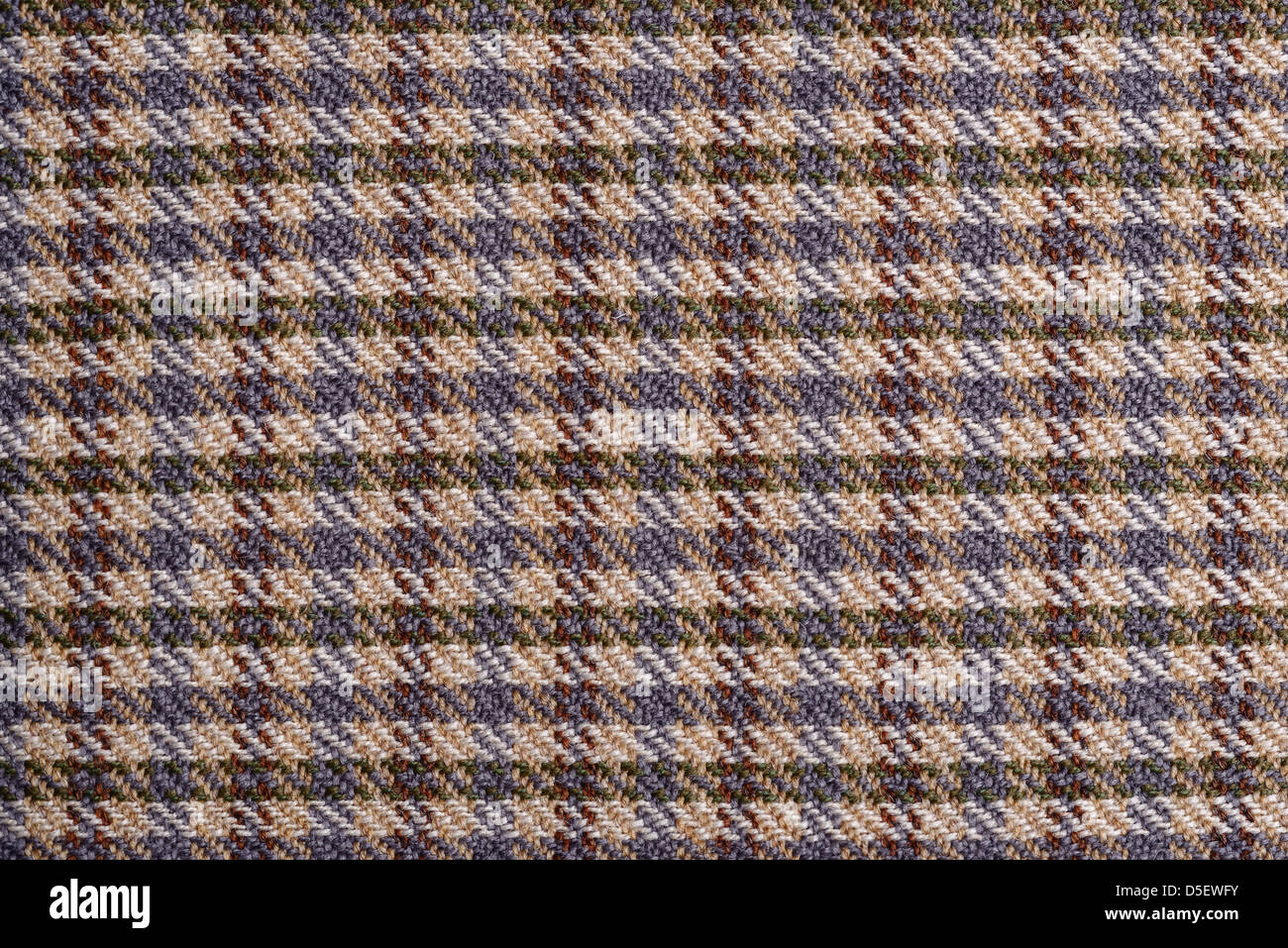 Wool tweed fabric detail Stock Photo