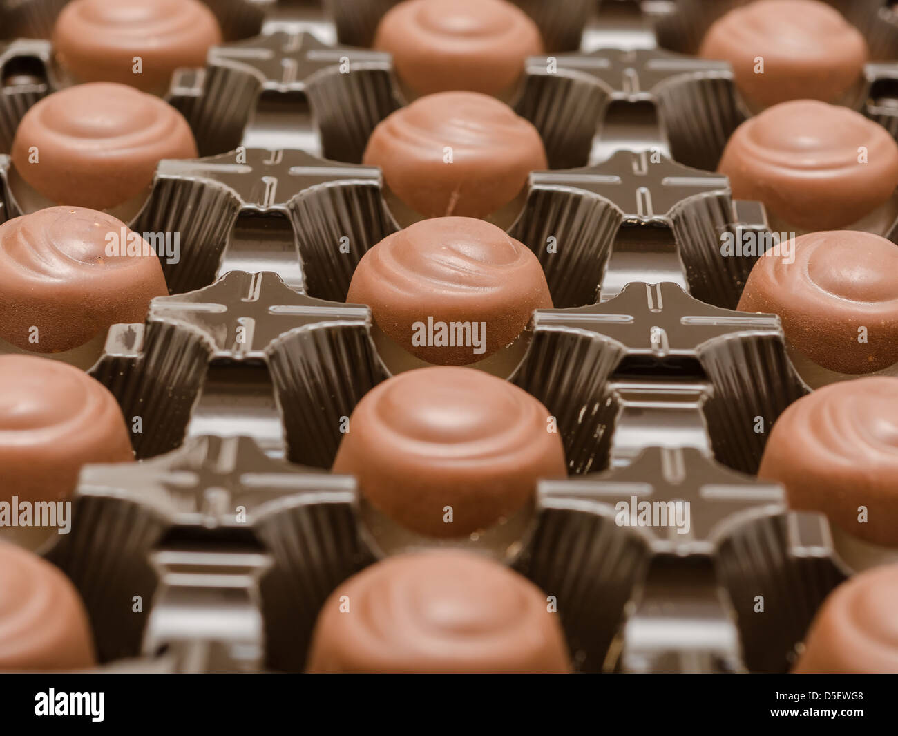 Chocolate Candies Stock Photo