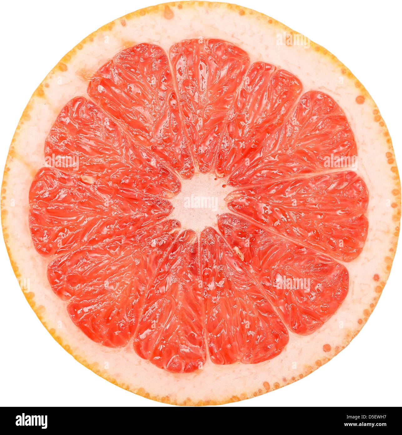 Grapefruit Slice Stock Photo
