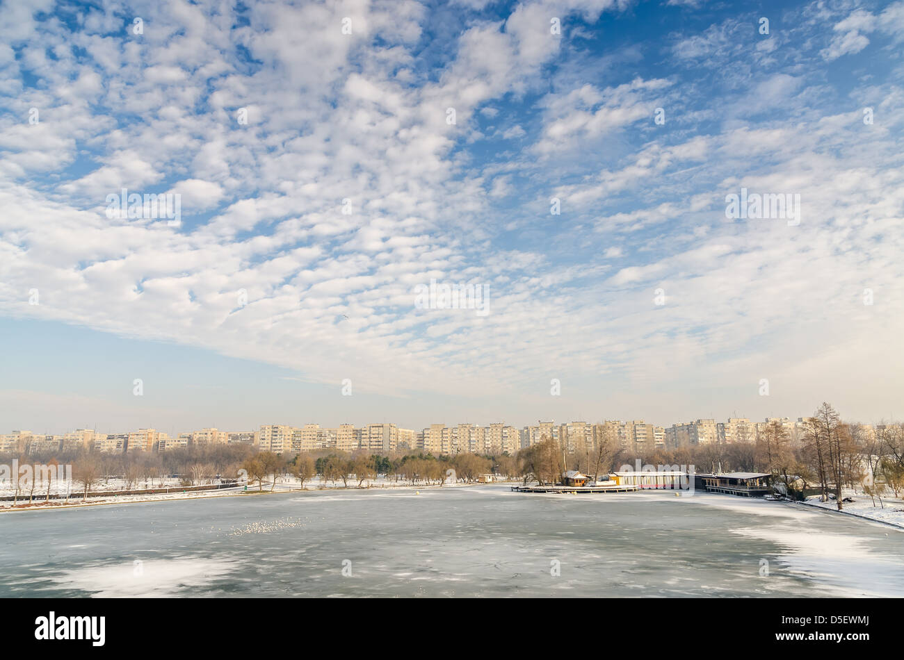 Winter In Bucharest Stock Photo - Alamy