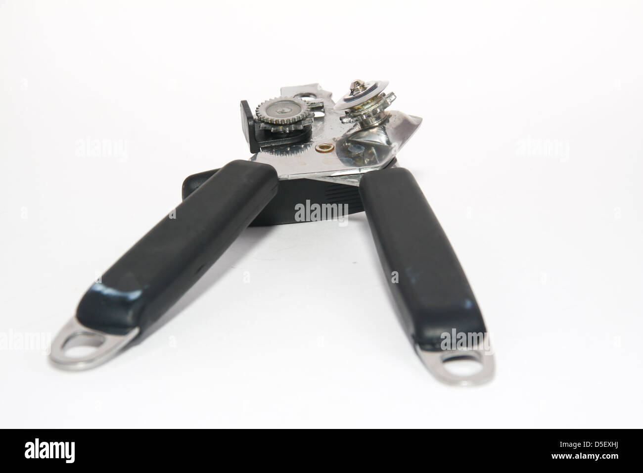 Hand operated tin can opener Stock Photo Alamy