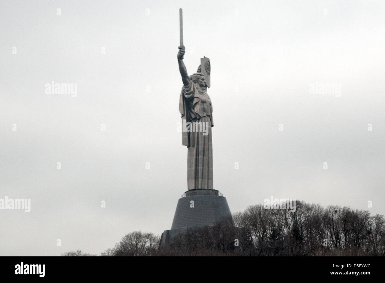 The Monument of the Motherland, Kiev, Ukraine Stock Photo