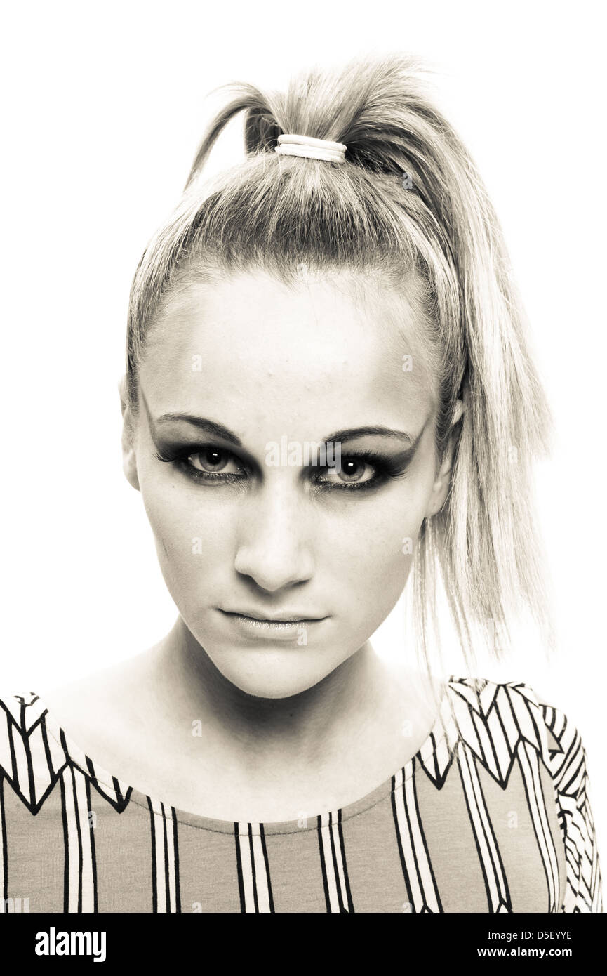 Fashion Portrait of a girl Stock Photo - Alamy