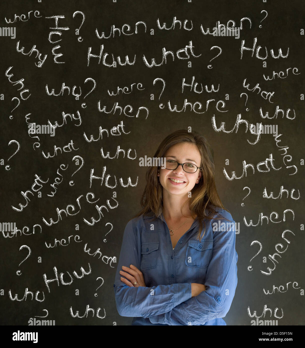 What who where how when why hi-res stock photography and images - Alamy