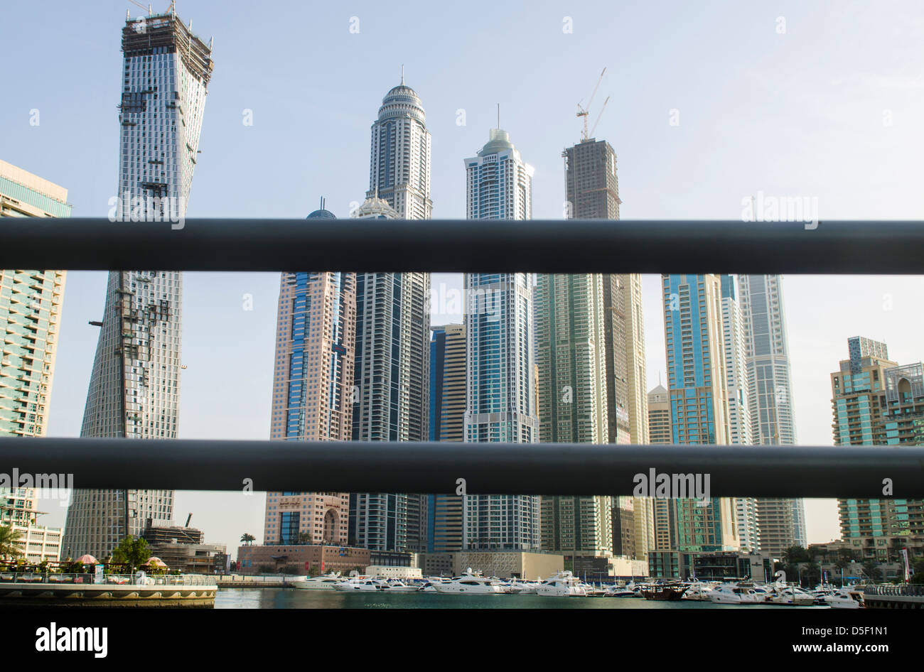 Dubai Marina United Arab Emirates Stock Photo