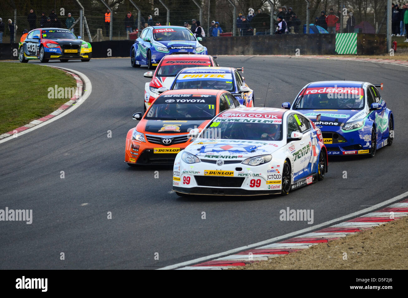 Round 1, British Touring Car Championship. Brands Hatch Race circuit ...