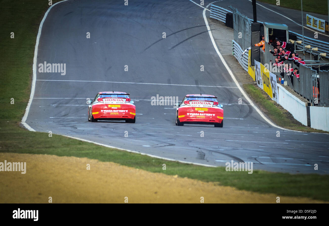 Round 1, British Touring Car Championship. Brands Hatch Race circuit ...