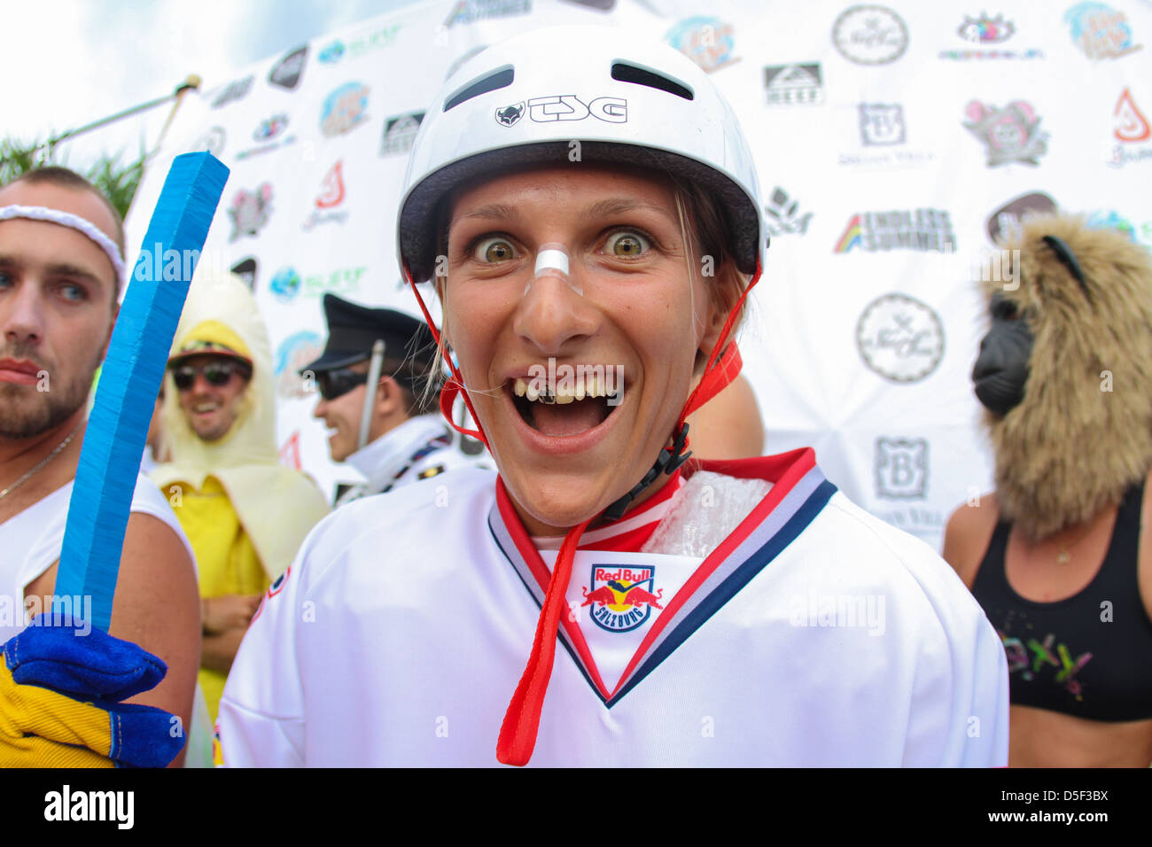 funny hockey girl Stock Photo - Alamy