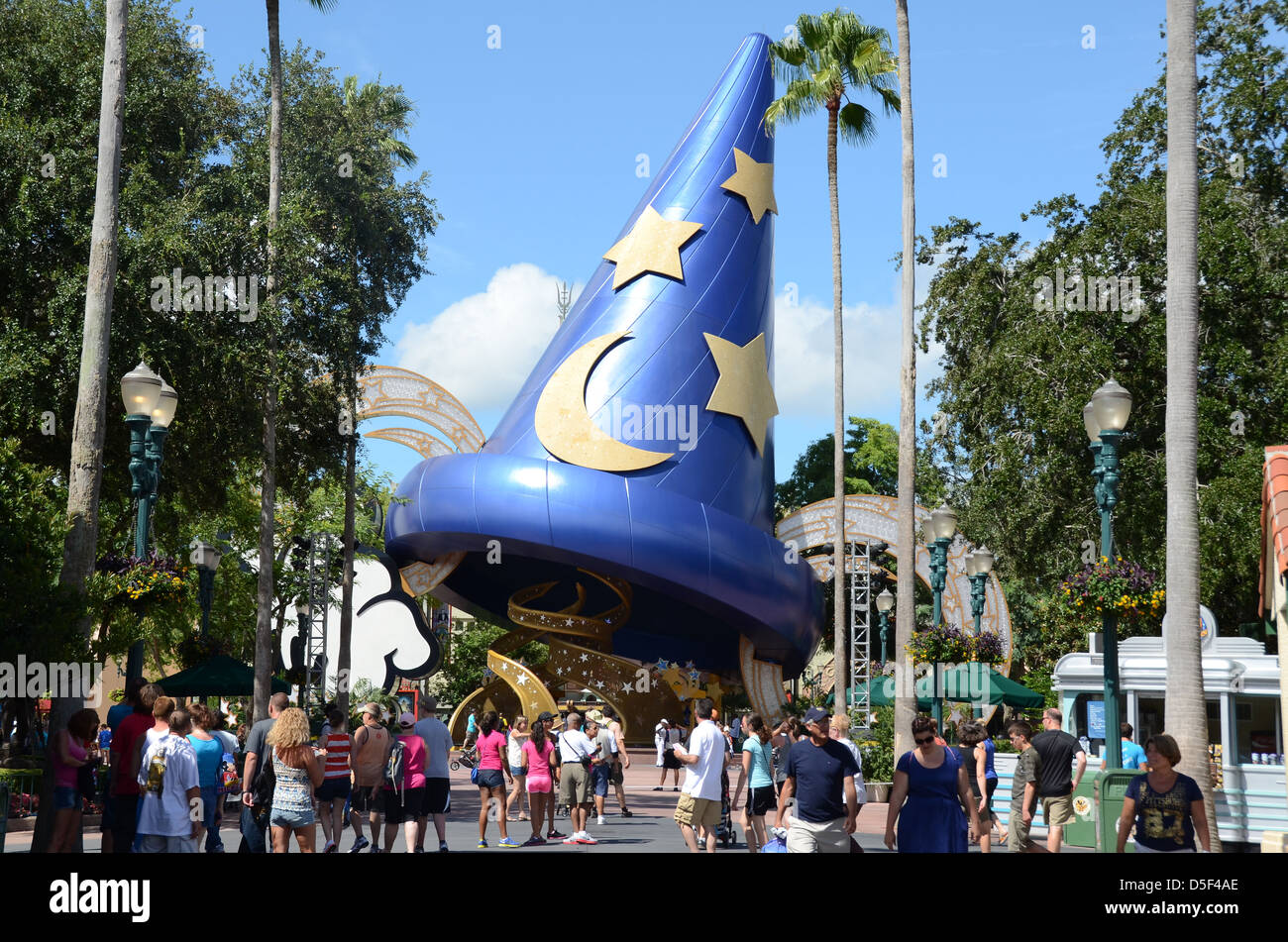 Mickeys Magic Hat at Disney's Hollywood Studios Walt Disney World Orlando Florida Stock Photo