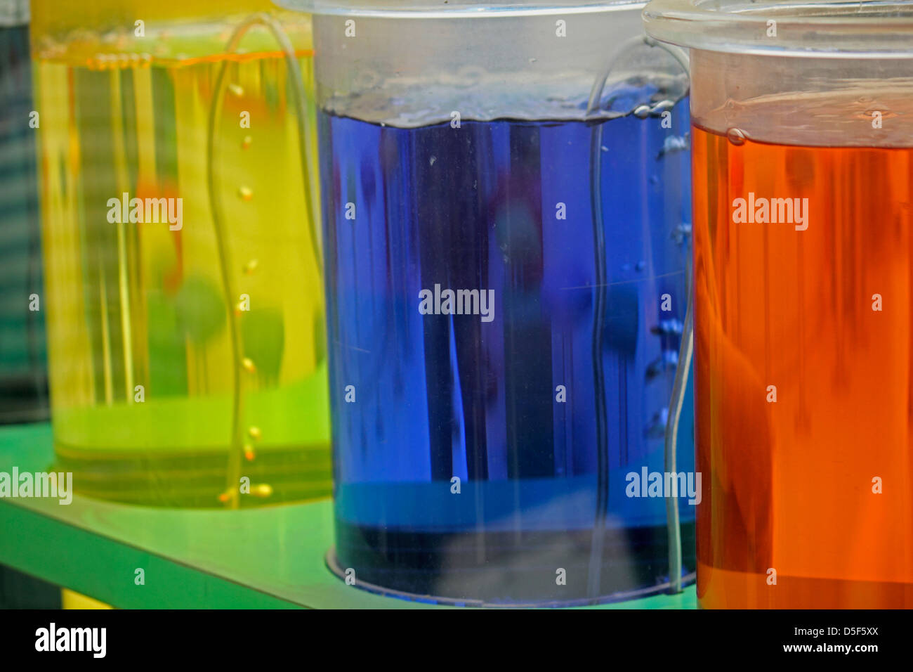 Measuring beaker with liquid Stock Photo Alamy