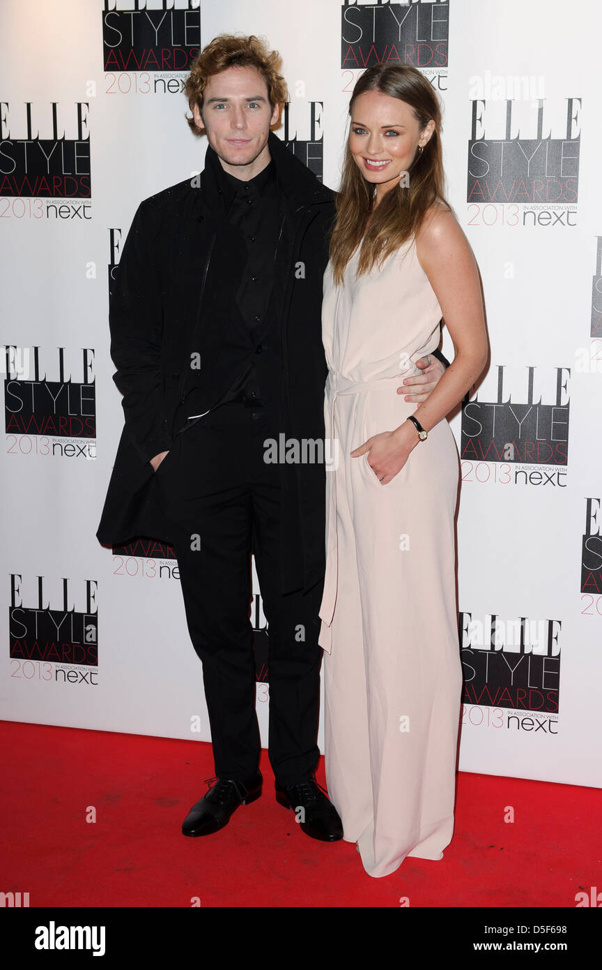 Sam Claflin and Laura Haddock arrive for the Elle Style Awards Stock Photo  - Alamy, image size:864x1390
