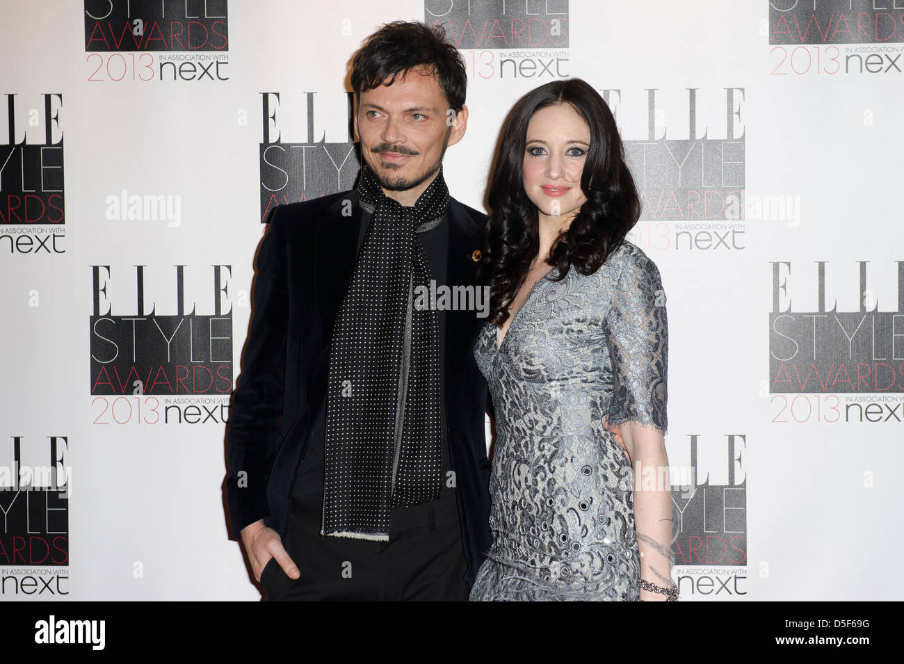 Matthew Williamson and Andrea Riseborough arrive for the Elle Style