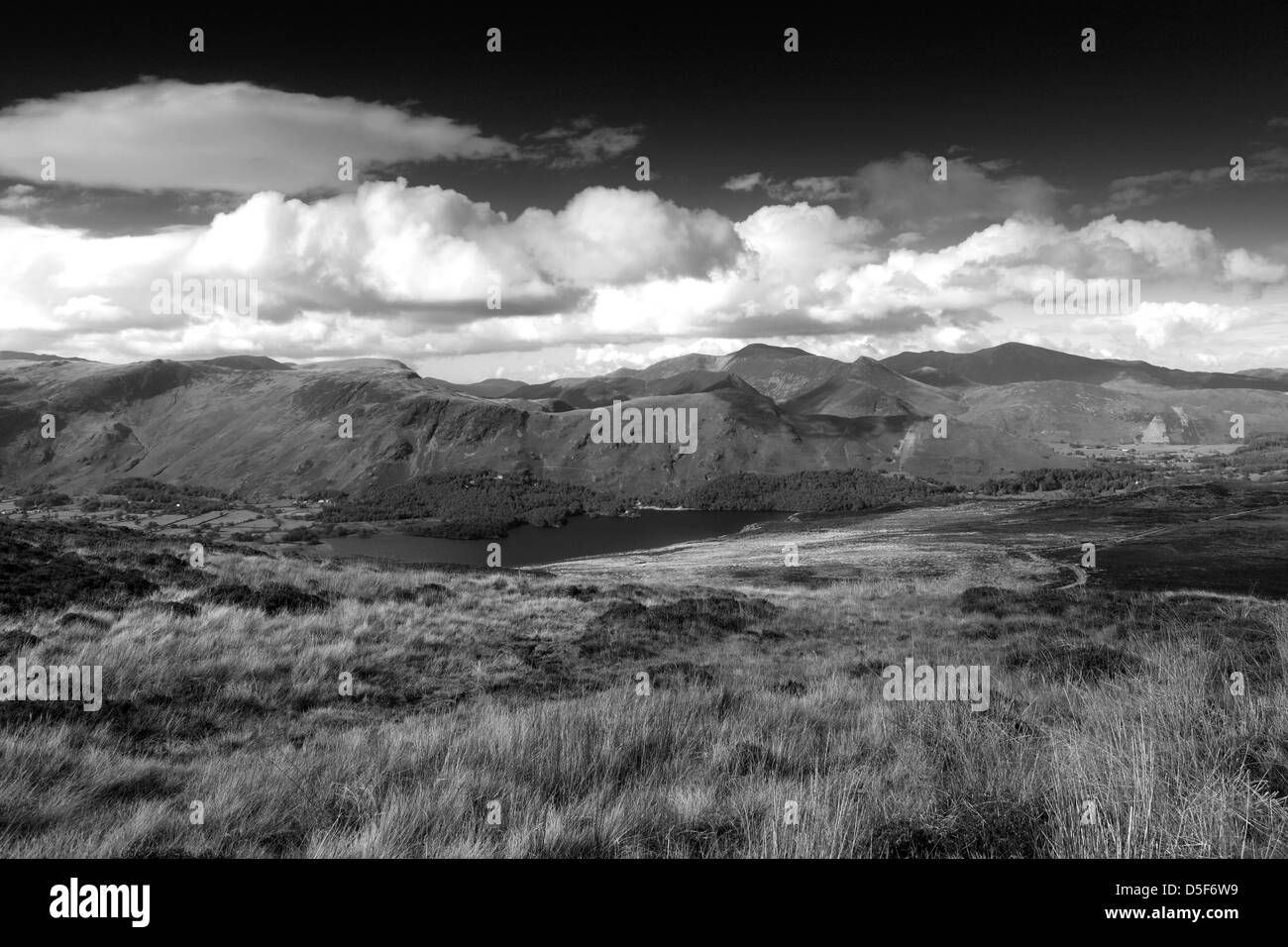 Cat Bells Fell Lake District National Park Cumbria County England