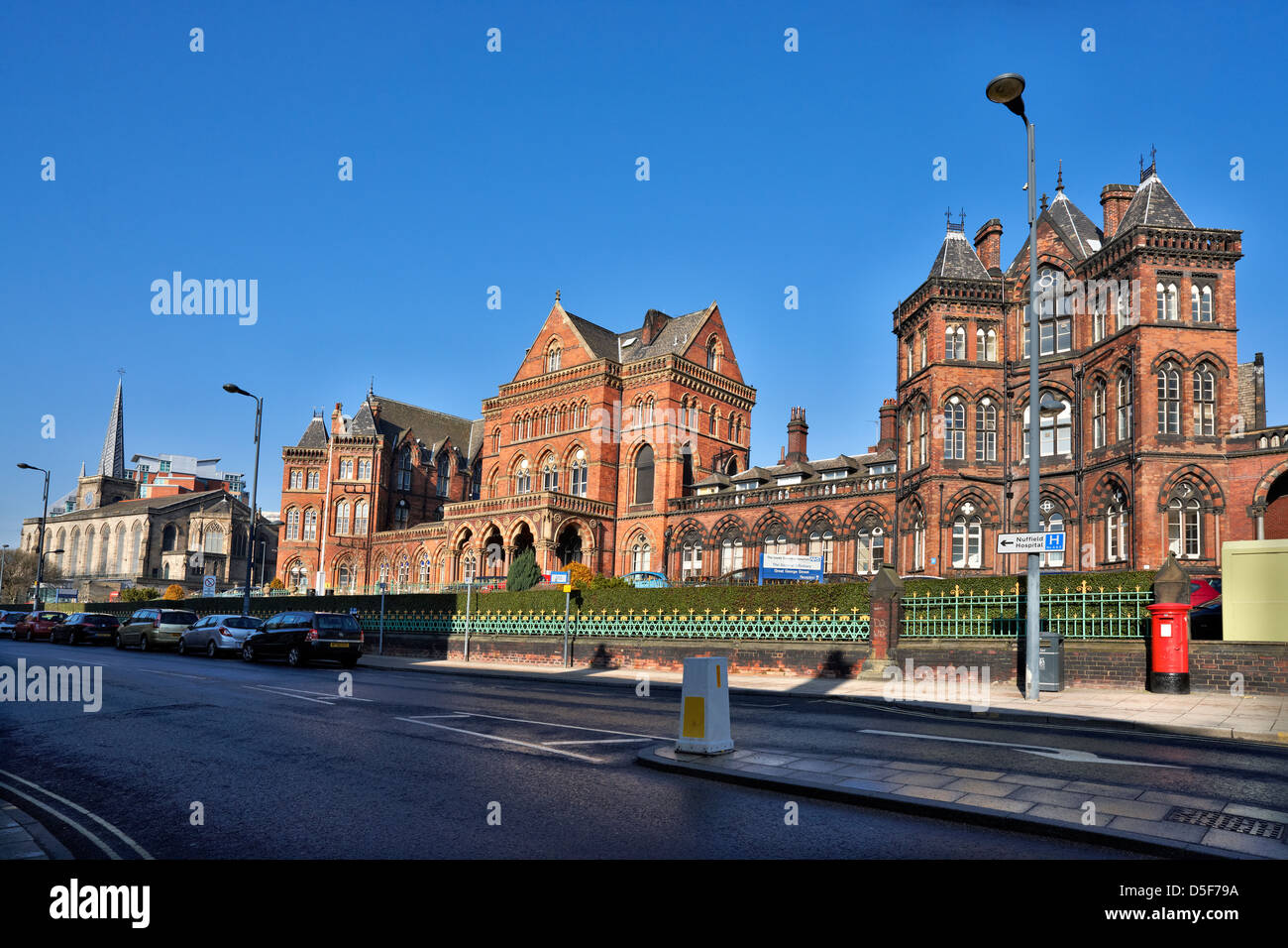 Leeds General Infirmary in the centre of Leeds, West Yorkshire Stock Photo