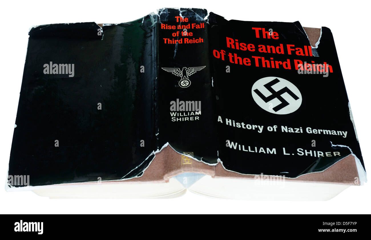 The Rise and Fall of the Third Reich by William Shirer Stock Photo