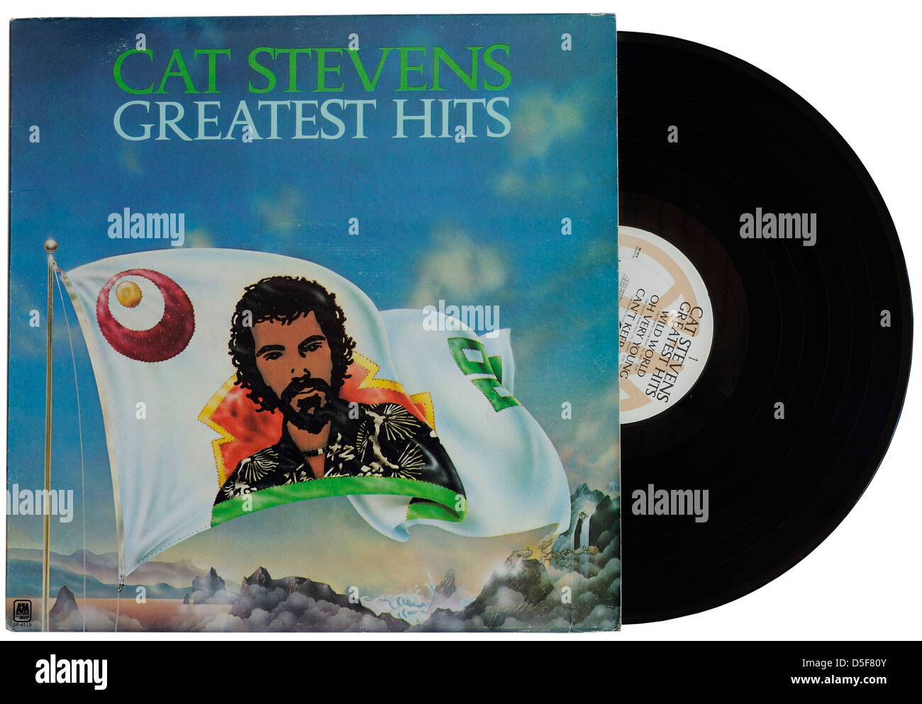 Cat Stevens Greatest Hits album Stock Photo