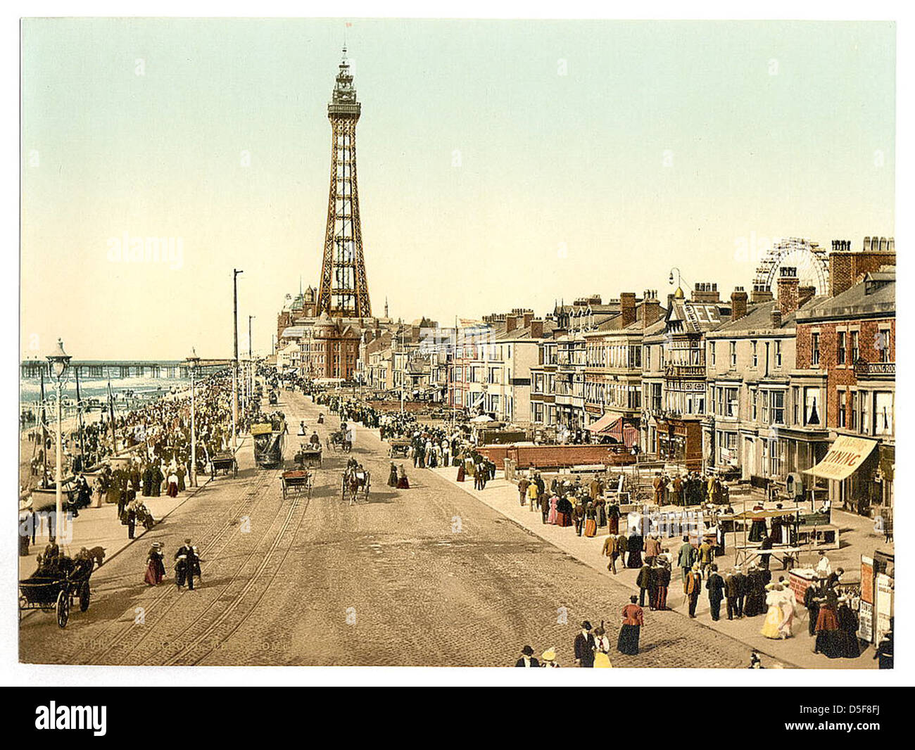 [The Promenade, Blackpool, England] (LOC) Stock Photo