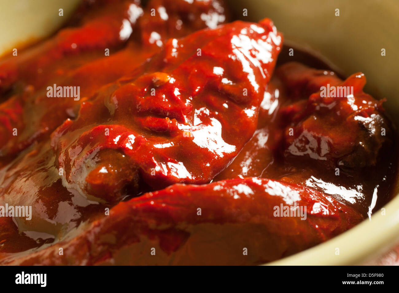 Chipotle Peppers Stock Photo