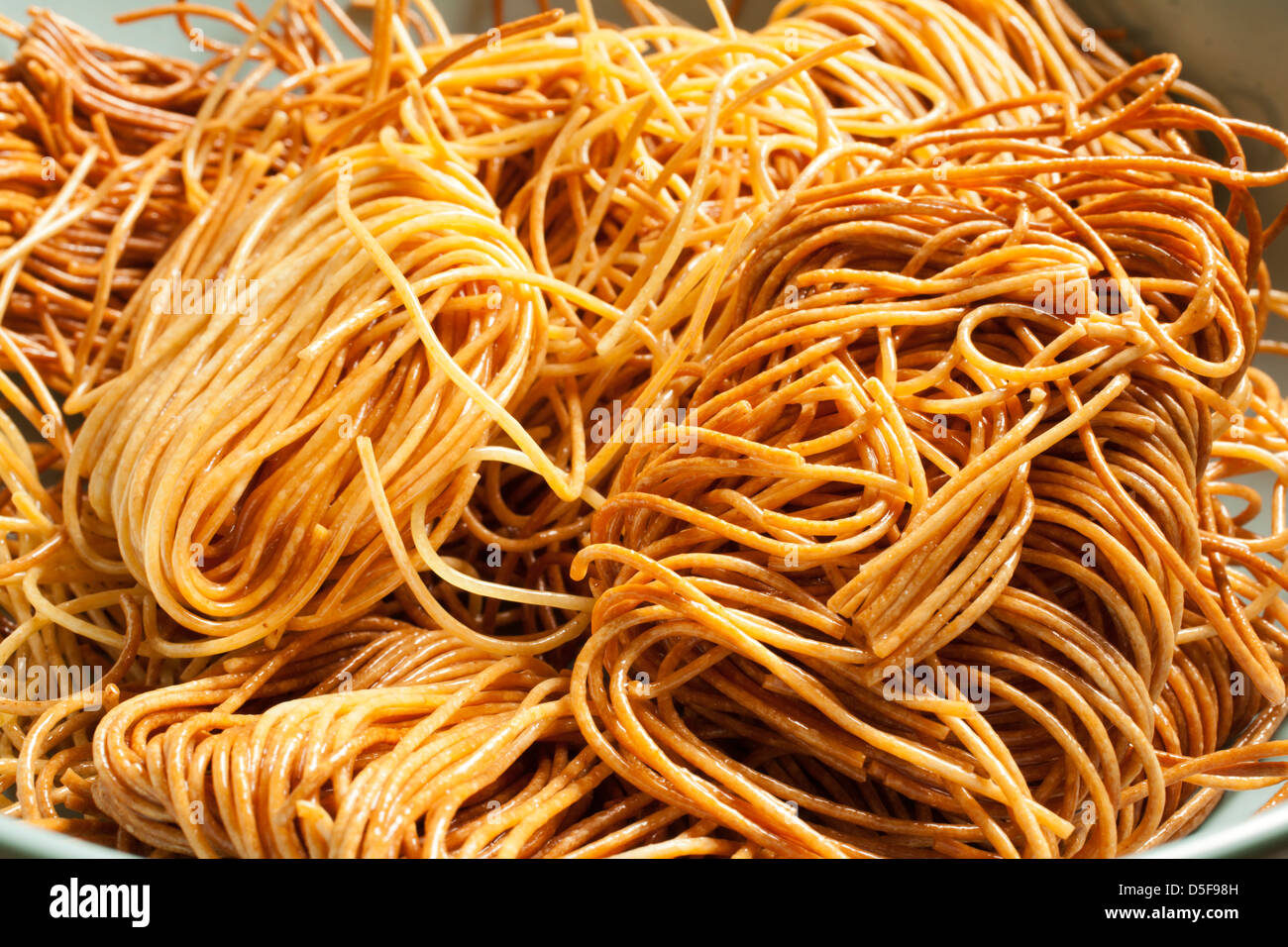 Deep fried noodles for Sopa Seca Stock Photo