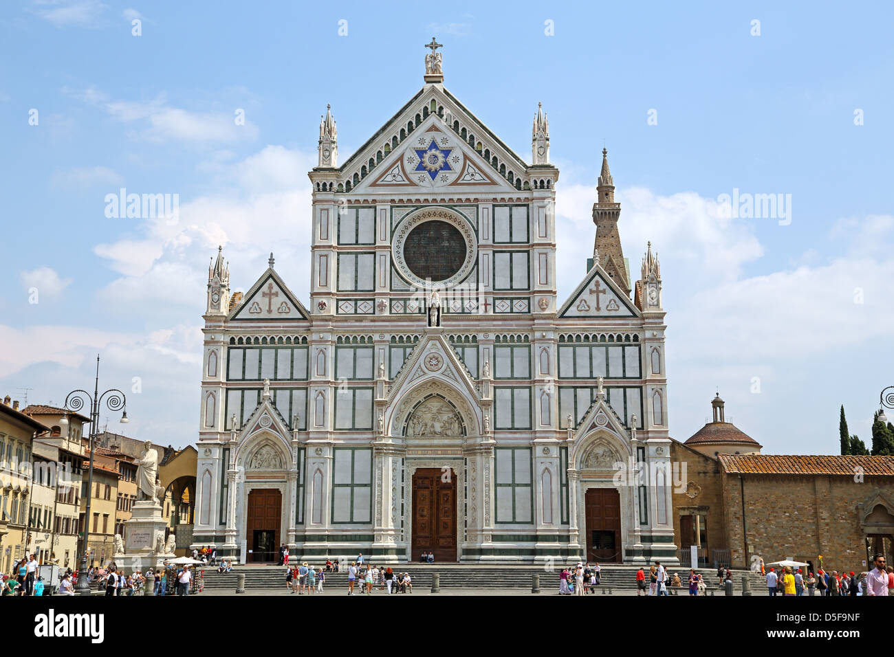 Basilica Santa Croce in Florence Italy Stock Photo