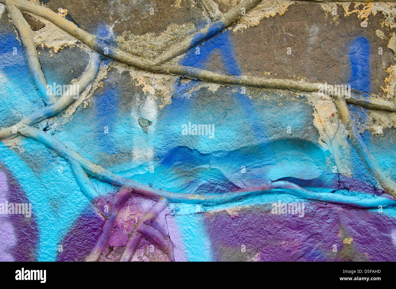 old colorful painted wall background and texture Stock Photo - Alamy