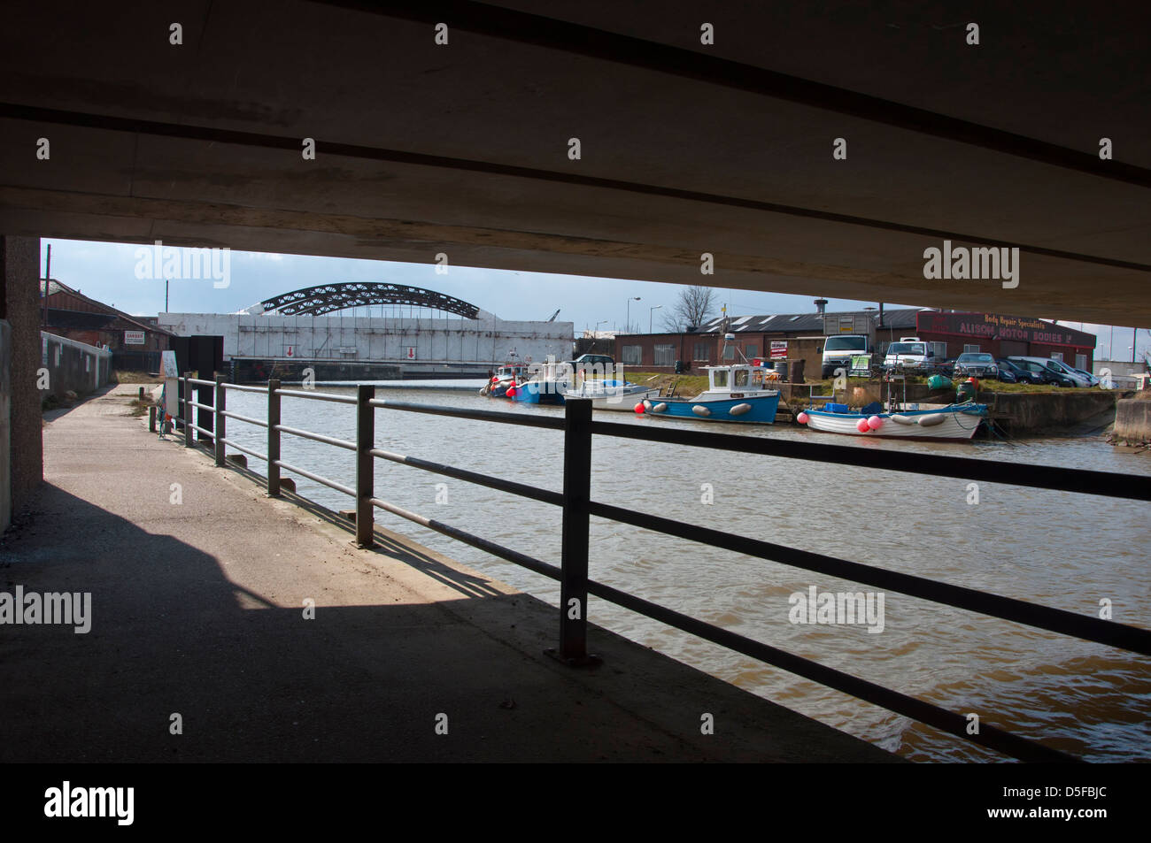 River Bure bridge Great Yarmouth Stock Photo - Alamy