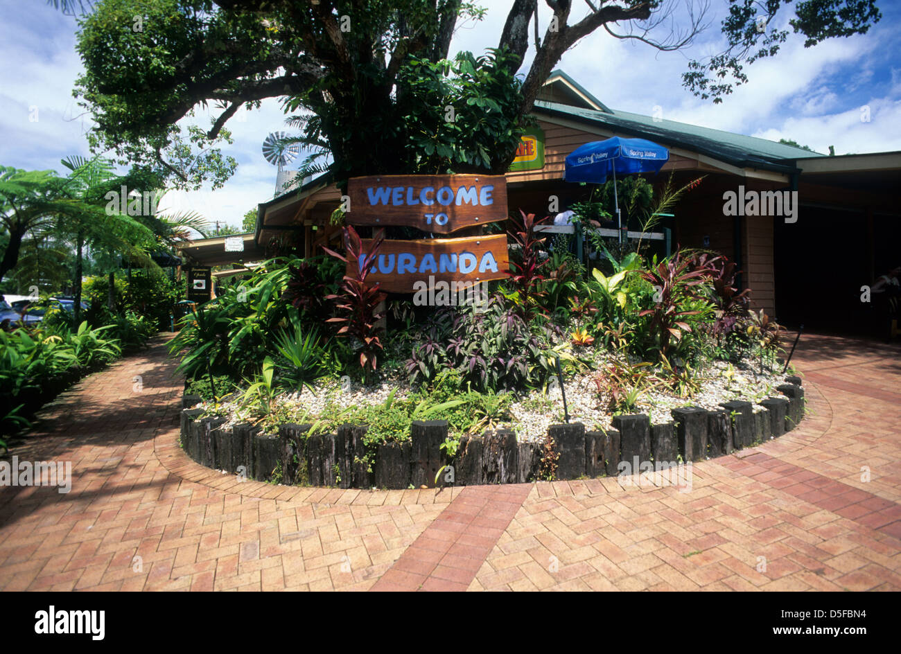 Australia, Queensland, near Cairns, the Kuranda village, shops and